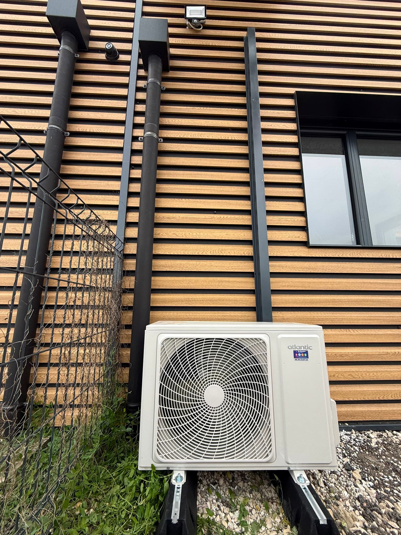 Pompe à chaleur air-eau Atlantic installée par BS Energies Solutions près de Dijon